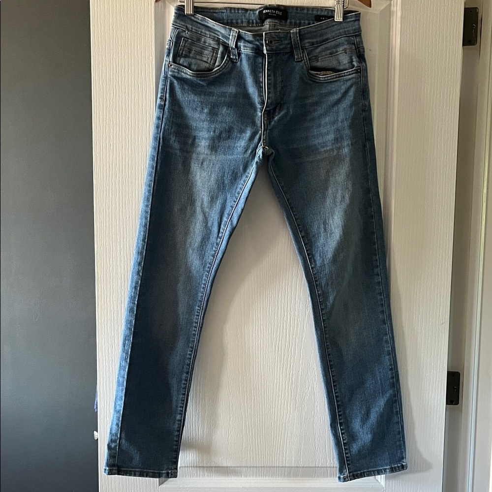 Kenneth Cole Women's Slim Blue Jeans
